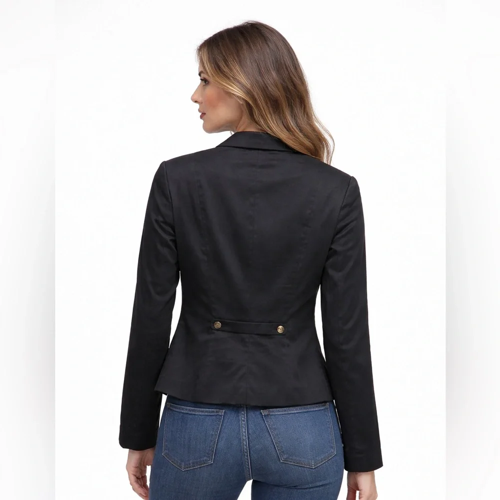 H&M Black Tailored Blazer – Size US 8 - Picture 3 of 5